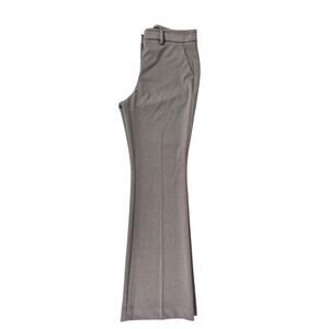 Simply Vera Poly Stretch Taupe Pants Flare Leg Trousers Work Career Sz M